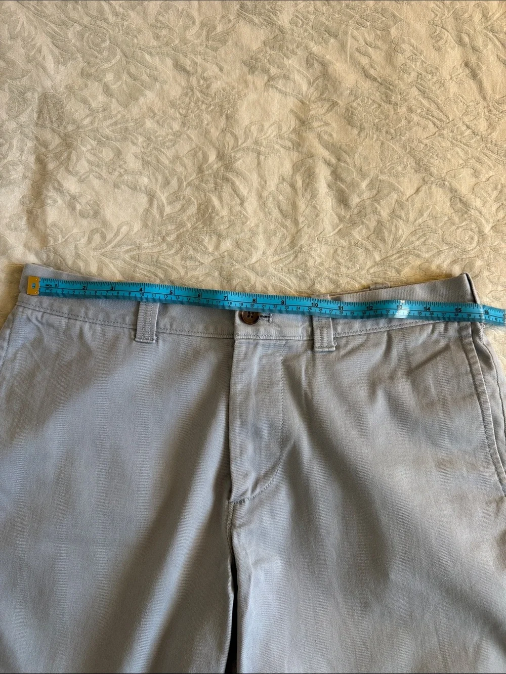 J. Crew Light Blue Mercantile Flex Flat Front Chino Shorts